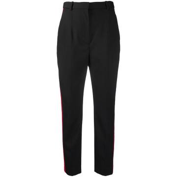 side-panel tailored trousers