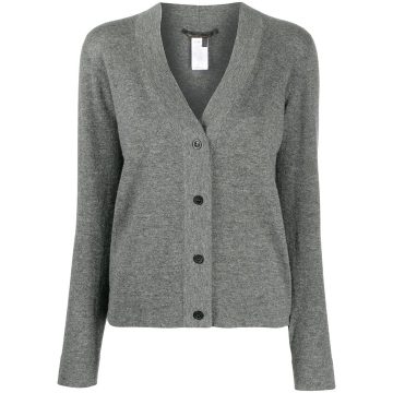 cashmere fitted cardigan