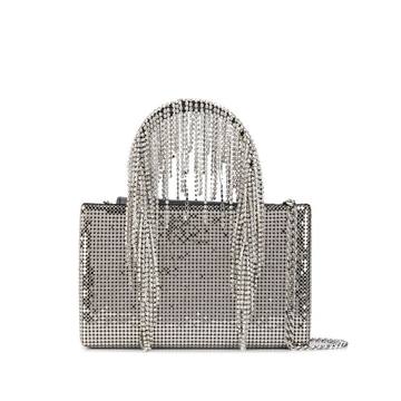 crystal fringe tote