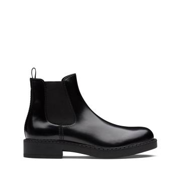 brushed Chelsea boots