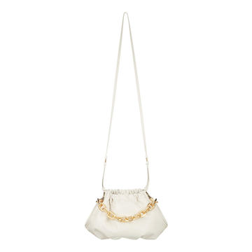 Gabi Chain-Embellished Leather Shoulder Bag