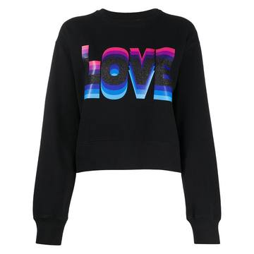 love print sweatshirt