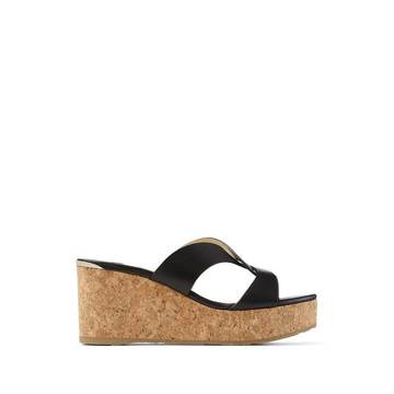 Atia 75mm wedge sandals