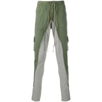 50/50 terry cargo trousers