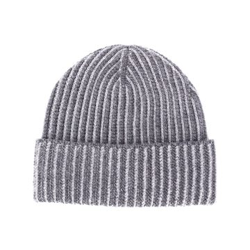 wool ribbed-knit beanie