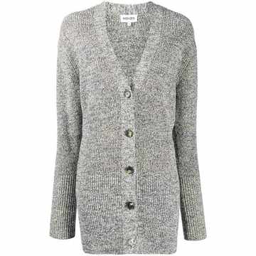 buttoned v-neck cardigan