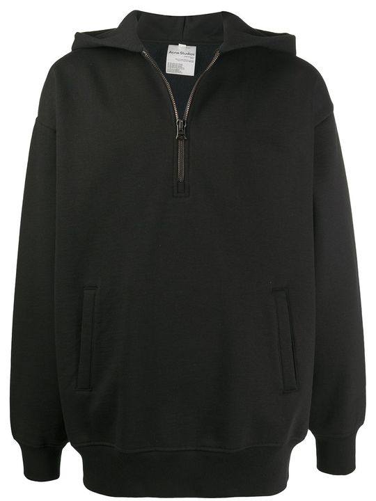 half-zip hooded sweatshirt展示图