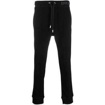 textured style slim fit track pants