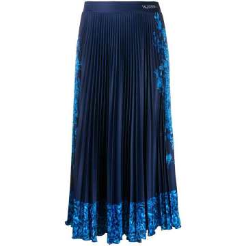 Bluegrace Bouquet pleated skirt