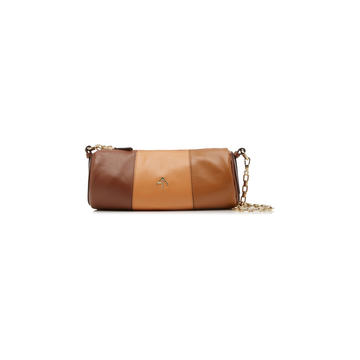 Cylinder Leather Shoulder Bag