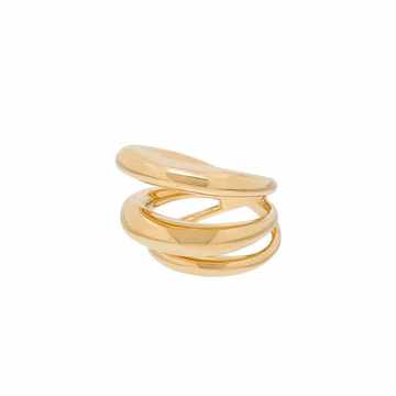 gold vermeil echo ring