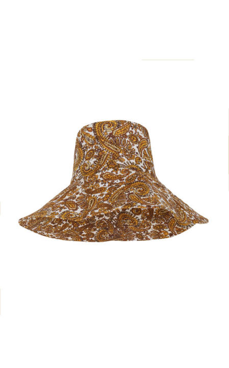 Frederikke La Medina Paisley Cotton Bucket Hat展示图