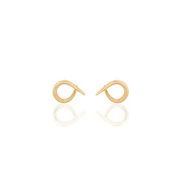 gold vermeil Punk stud earrings
