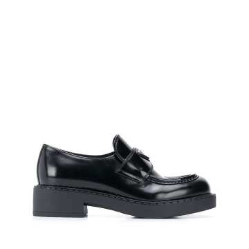 chunky sole logo loafer