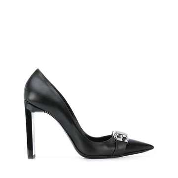 pointed high-heel pumps