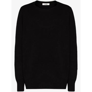 Asymmetric knit sweater