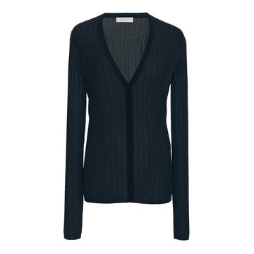 Homer Pointelle-Knit Cashmere-Silk Cardigan