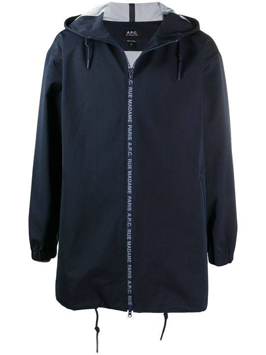 Philip hooded mid-length parka展示图