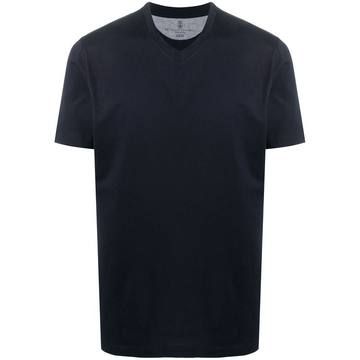 cotton V-neck T-shirt