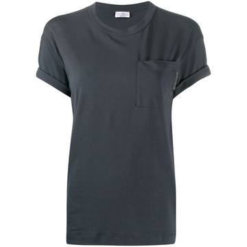 one pocket crew neck T-Shirt