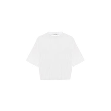 Tokyo Cropped Cotton T-Shirt