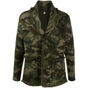 WOODLAND CAMOUFLAGE CARDIGAN MILITARY GR