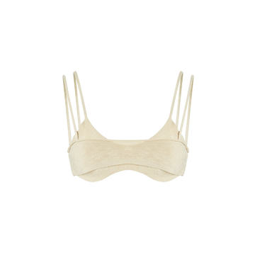 Novio Layered Jersey Bra Top