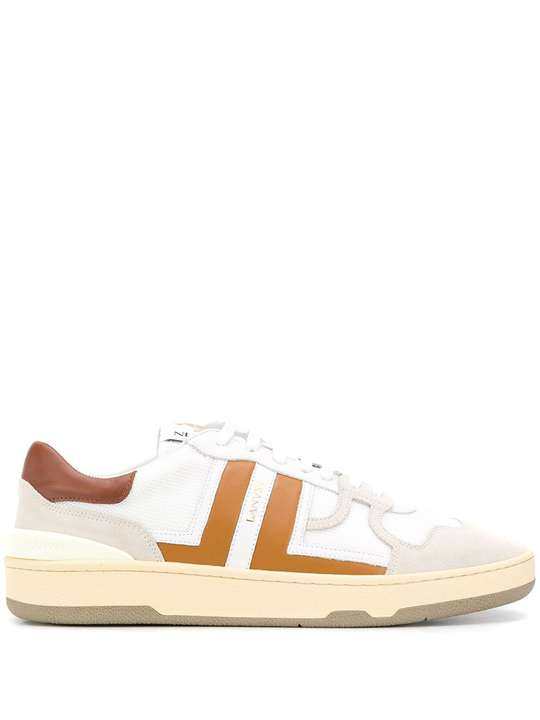 Clay low-top leather sneakers展示图