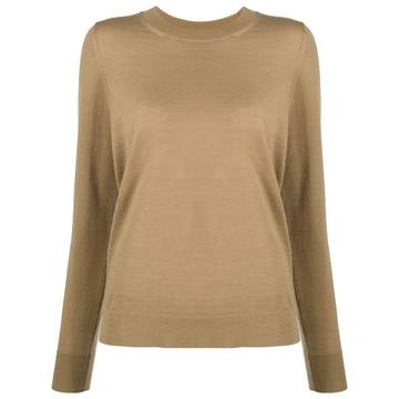 fine knit round neck jumper