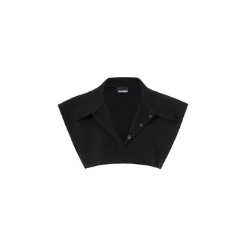 Santon Cotton-Blend Cropped Polo Shirt