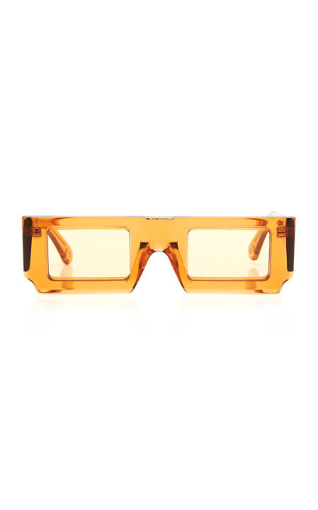 Les Soleil Acetate Square-Frame Sunglasses展示图