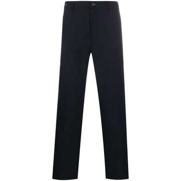 slim-fit tailored trousers