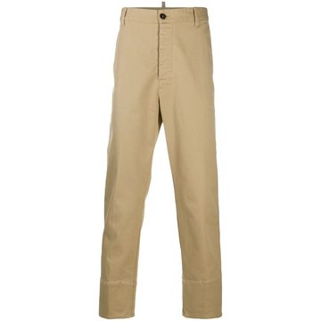 logo plaque chino trousers