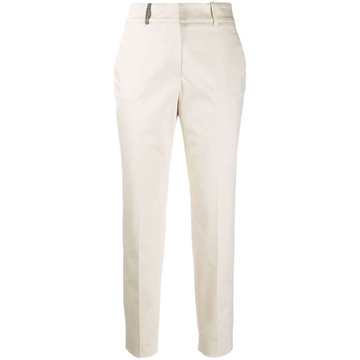 slim-fit trousers