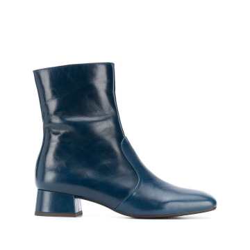 squared toe ankle boots
