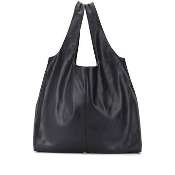 leather effect shoulder bag