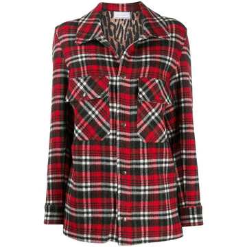 Pancake plaid overshirt