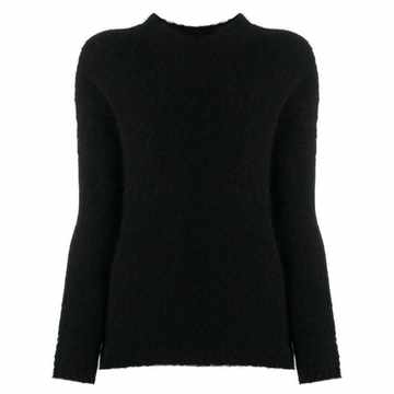 textured long-sleeve jumper