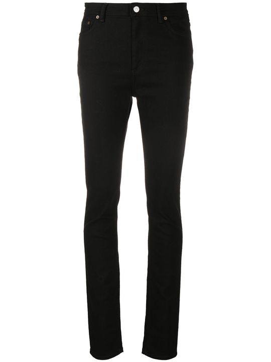 Peg Blk high-rise skinny jeans展示图