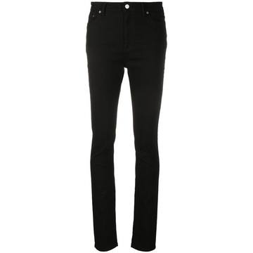 Peg Blk high-rise skinny jeans