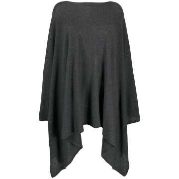cashmere oversized draped jumper