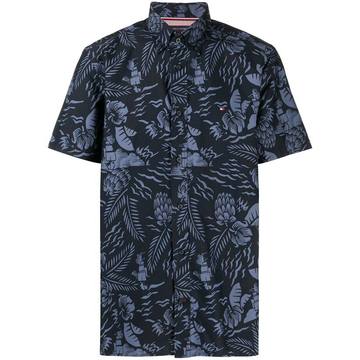 palm print short-sleeve shirt