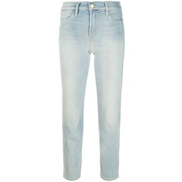 high rise straight fit jeans