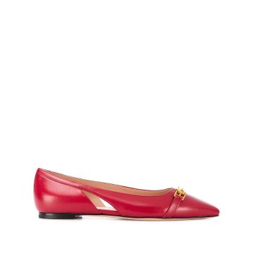 pointed-toe flats