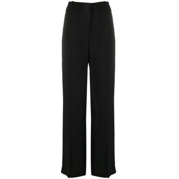 high waisted flared trousers