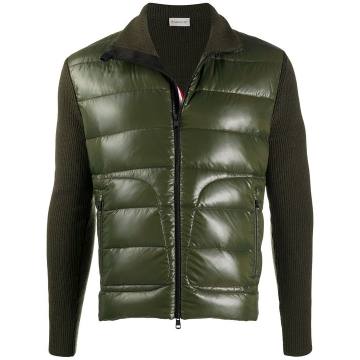 virgin wool fleece jacket with padded body