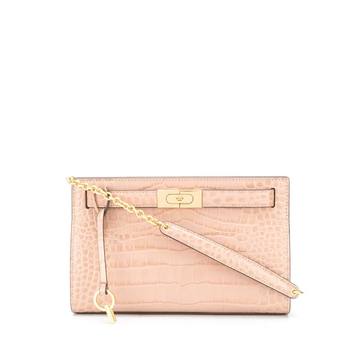 Lee Radziwill crocodile-effect clutch