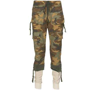 camouflage cargo trousers