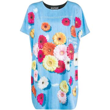 floral print t-shirt dress