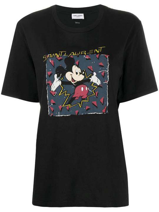 Mickey Mouse print T-shirt展示图